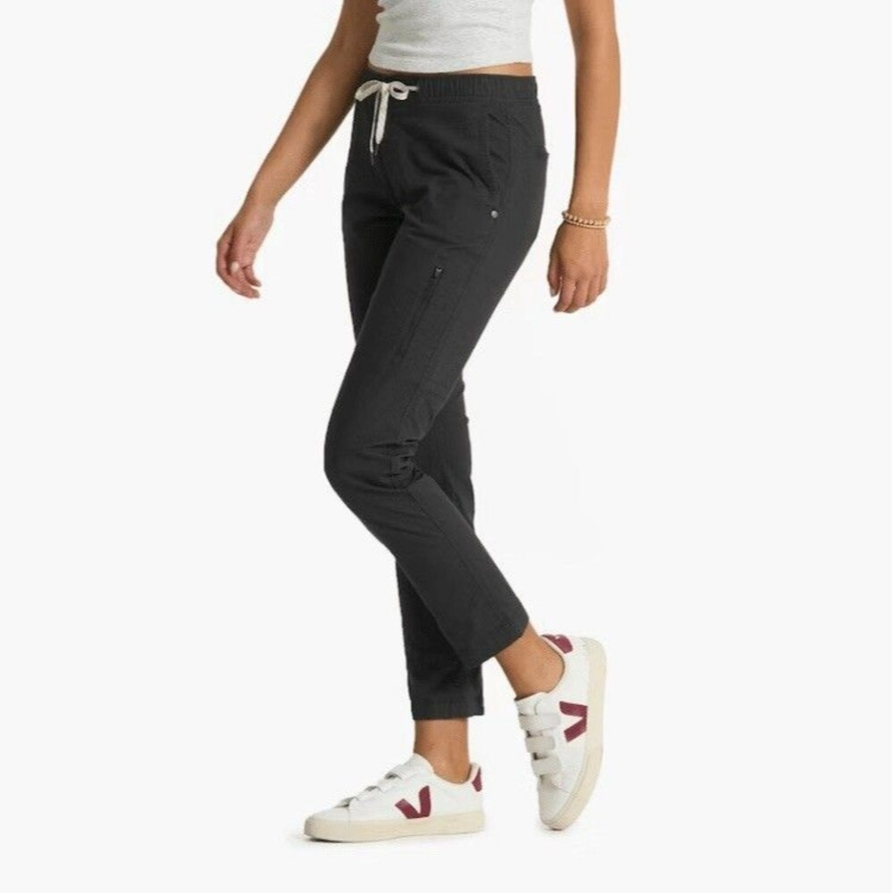 Vuori Women's Ripstop Pants Medium Charcoal Gray Organic Cotton Outdoor Hiking